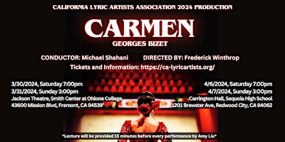 Imagen principal de Carmen, Opera by Bizet