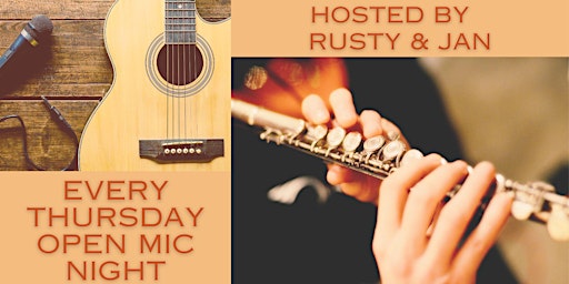 Immagine principale di Thursday Open Mic Night With Rusty & Jan 