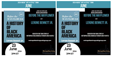 Book Discussion:  Before the Mayflower by Lerone Bennett
