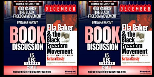 Book Discussion: Ella Baker & The Black Freedom Movement by Barbara Ransby  primärbild