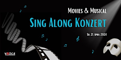 Primaire afbeelding van V.O.I.C.E  MOVIES & MUSICAL - Konzert & Sing Along