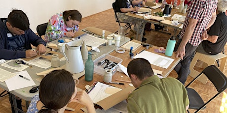 Scratchboard foam workshop: an all-abilities art workshop