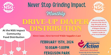 Free Diaper Distribution (Drive-Up)-February primary image