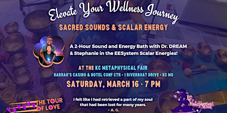 Primaire afbeelding van Sacred Sounds & Scalar Energy - KC Metaphysical Fair