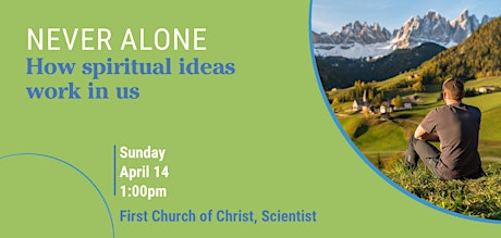 NEVER ALONE - How spiritual ideas work in us