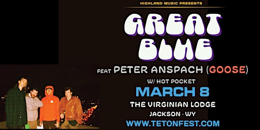 Image principale de Great Blue feat. Peter Anspach of  Goose @ The Virginian Lodge