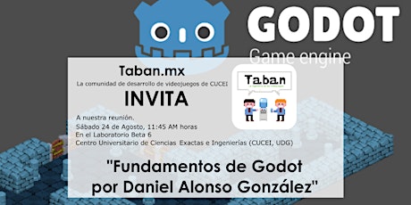 Imagen principal de Reunión Comunidad Taban, UDG  Charla sobre fundamentos de Godot