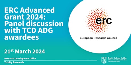 Imagen principal de ERC Advanced Grant 2024: Panel discussion with TCD ADG awardees