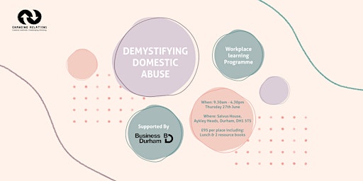 Domestic abuse workplace training primary image