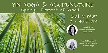 Yin Yoga and Acupuncture Immersion - Spring Energy - Element of Wood primary image