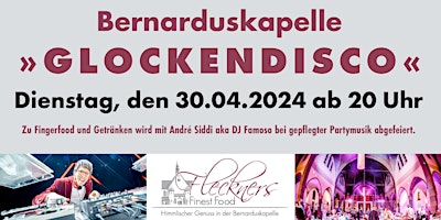 Hauptbild für GLOCKENDISKO Bernarduskapelle - 30.04.2024