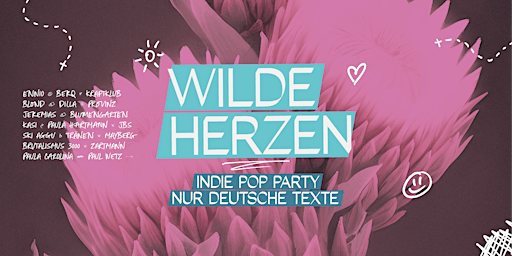 Hauptbild für Wilde Herzen • Die Indie Pop Party mit deutschen Texten • Lido Berlin
