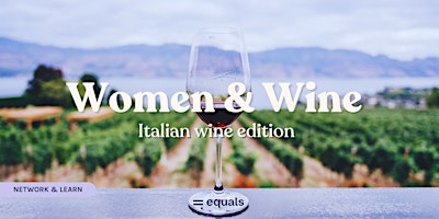 Primaire afbeelding van Women & Wine: Italian wine edition
