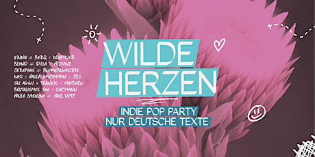 Wilde Herzen • Die Indie Pop Party mit deutschen Texten • Faust Hannover