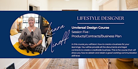 UNIVERSAL DESIGN COURSE: Products/Contracts/Business Plan (Sess 5 - Sat)