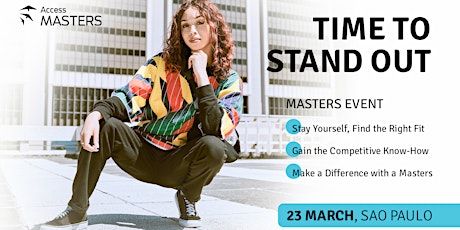 STAND OUT WITH THE ACCESS MASTERS EVENT IN SAO PAULO ON 23 MARCH primary image