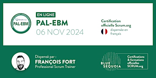 Professional Agile Leadership - Evidence Based Mgmt™ (PAL-EBM) - Français primary image