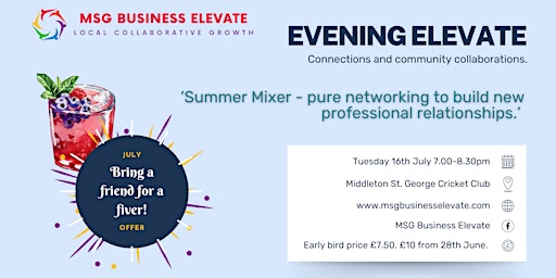 Evening Elevate - Summer Mixer primary image
