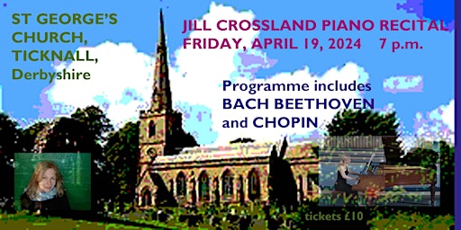 Imagem principal de Jill Crossland Piano Recital at St George's, Ticknall