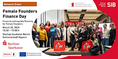 Female Founders Finance Day powered by Berliner Sparkasse
