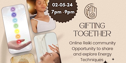 Imagem principal do evento Gifting Together - Online Reiki Community