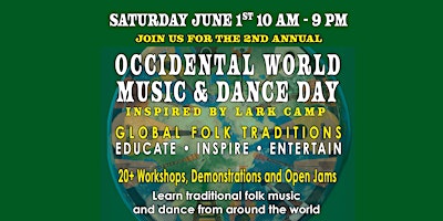 Imagem principal do evento Occidental World Music & Dance Day