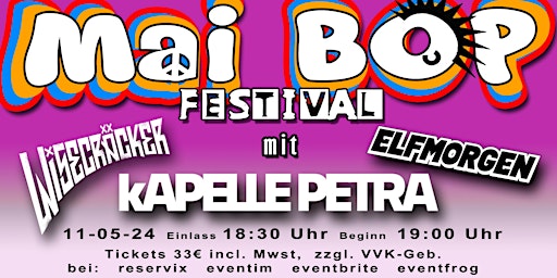 Hauptbild für Mai BOP   Festival:     Indie – Punk – Ska – Fun im LOKPARK Braunschweig
