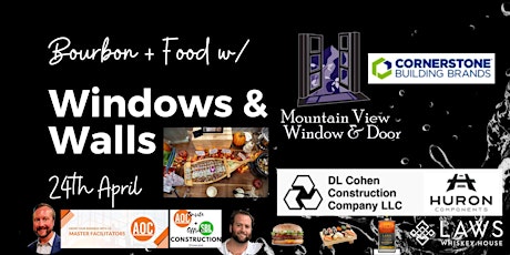 Bourbon + Food + Windows with walls pairing event