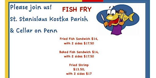 St Stanislaus Church FISH FRY primary image