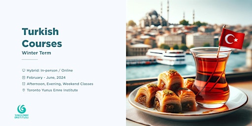 A1 - A2 ONLINE & IN-PERSON TURKISH COURSES primary image