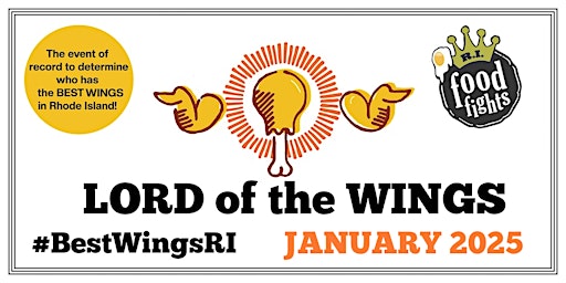 Primaire afbeelding van 12th Annual LORD of the WINGS 2025 #BestWingsRI