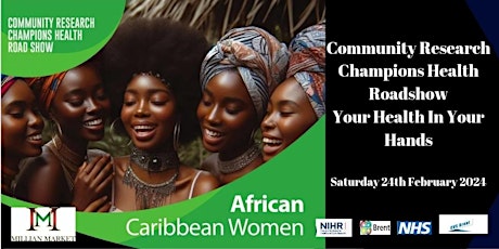 Image principale de Community Research Champions Health Road Show for African Caribbean Women