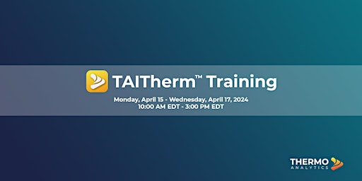 TAITherm™ Training (April 2024) primary image