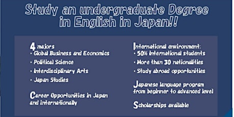 Study Liberal Arts in Japan in English! primary image