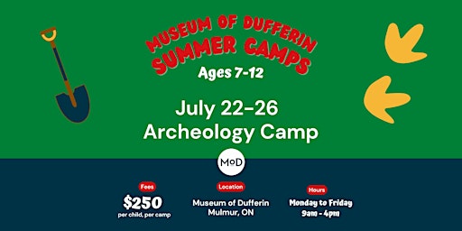 MoD Summer Camp: Archeology primary image