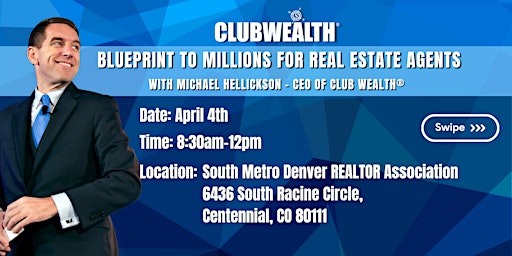 Imagen principal de Blueprint to Millions for Real Estate Agents | Centennial, CO