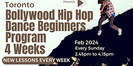 Bollywood Hip Hop Dance Beginners Program - 4 Weeks April