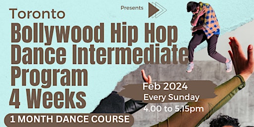 Primaire afbeelding van Bollywood Hip Hop Intermediate Dance Training Program - 4 weeks