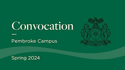 Pembroke Campus Spring Convocation Ceremony 2024