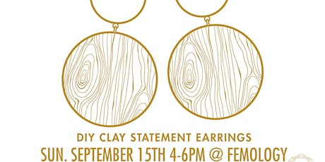 Designer Hack : DIY Clay Statement Earrings primary image
