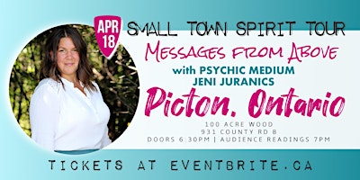 Hauptbild für Messages from Above with Psychic Jeni Juranics PICTON