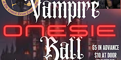 Vampire Onesie Ball & Candidate Announcement primary image