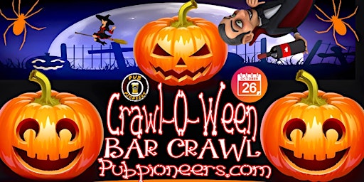 Pub Pioneers Crawl-O-Ween Bar Crawl primary image