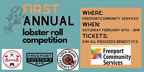 Freeport Lobster Roll Competition primary image