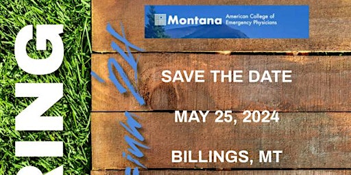 Imagem principal de Montana ACEP Spring Symposium