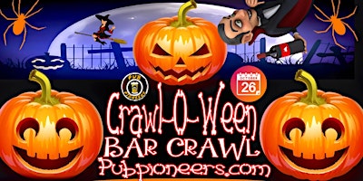 Primaire afbeelding van Pub Pioneers Crawl-O-Ween Bar Crawl - Augusta, GA