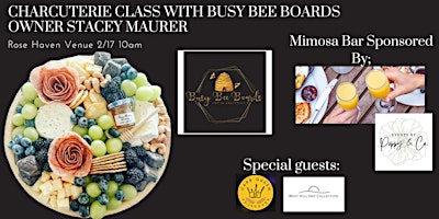 Imagem principal do evento Charcuterie Board Class with Busy Bee Boards Owner Stacey Maurer