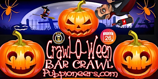 Pub Pioneers Crawl-O-Ween Bar Crawl - Manchester, NH primary image