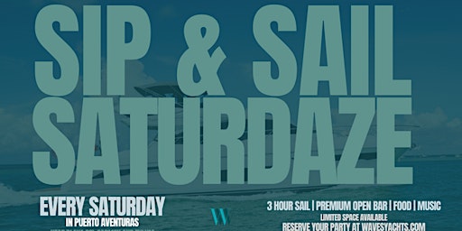 Primaire afbeelding van SIP & SAIL SATURDAZE - URBAN YACHT EXPERIENCE