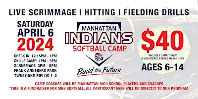 Primaire afbeelding van MHS Youth Softball Camp 2024